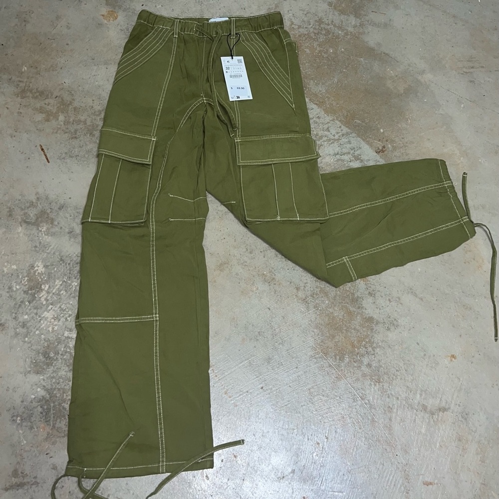 Zara green cargos